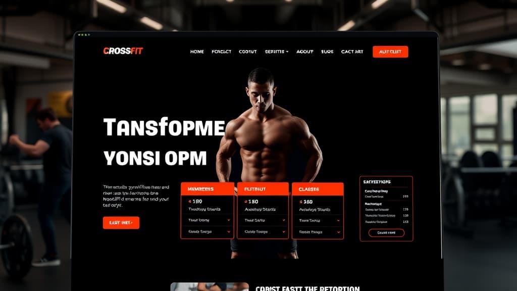 Fitness & Gym website design — Iron Republic