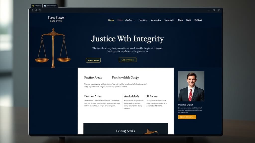 Law Firm website design — Sterling & Associates